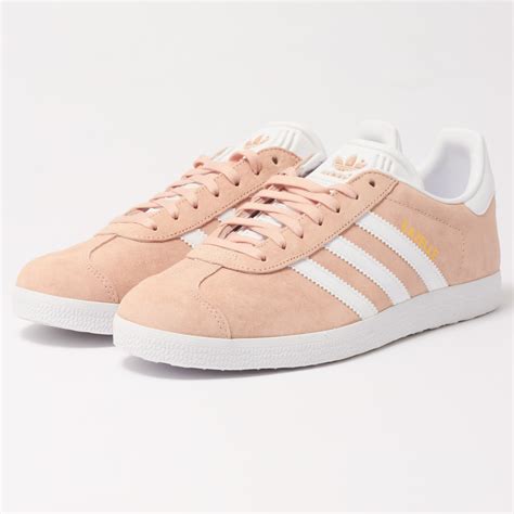 pink Adidas gazelle suede